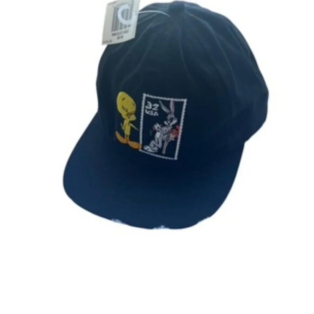 NEW‎ Vintage 1997 Bugs Bunny & Tweedy kids cap Looney Tunes adjustable hat